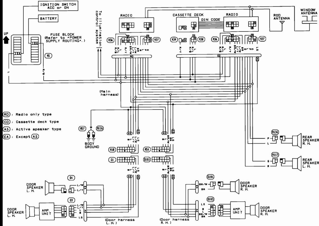 1990 Nissan 240sx radio wiring diagram #9
