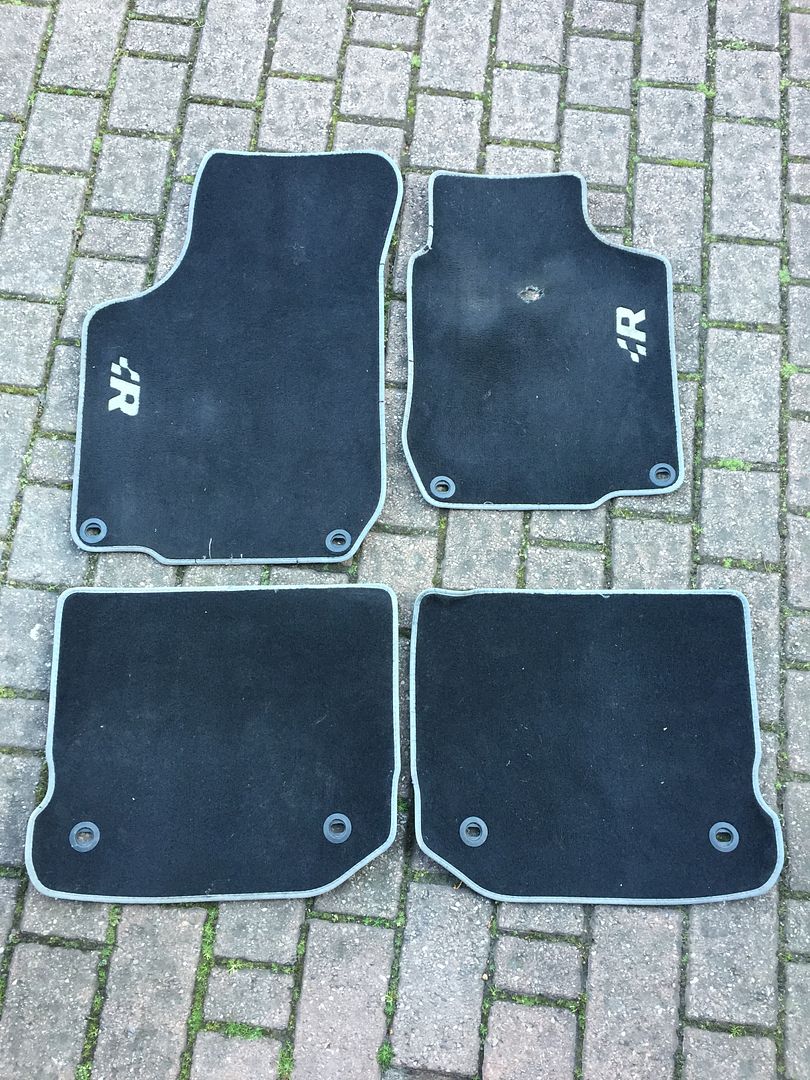 Genuine Mk4 Golf RLine Floor Mats Black For Sale R32OC VW Golf R32, Golf R and other .R