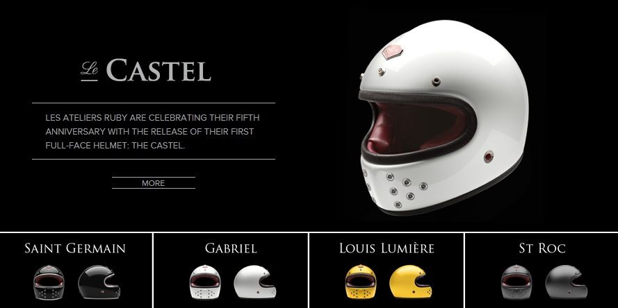 Les Ateliers Ruby 5th Anniversary Helmets &#8211; The Full Face Castel