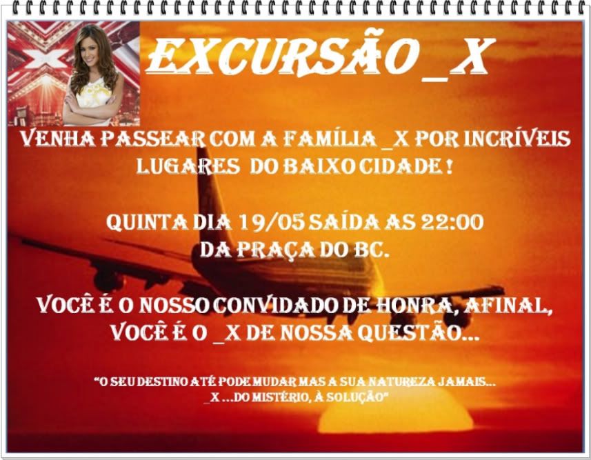 Excurs&atilde;o _X