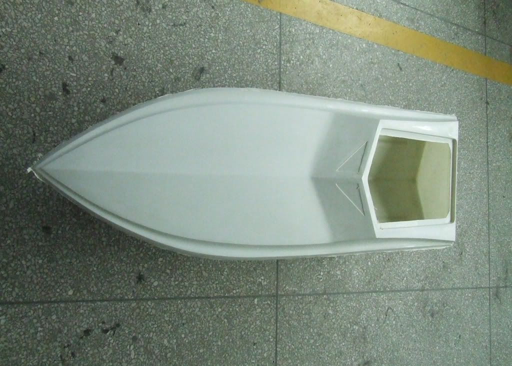 Fiberglass 46" deep V boat hull for 2326cc gas rc boat eBay