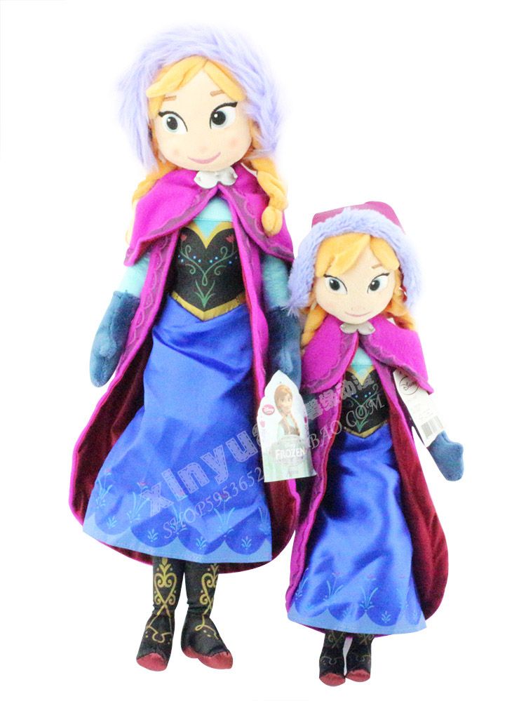 50cm 40cm Frozen Disney Anna Elsa Plush Puppe Stoffpuppe Plüsch Doll
