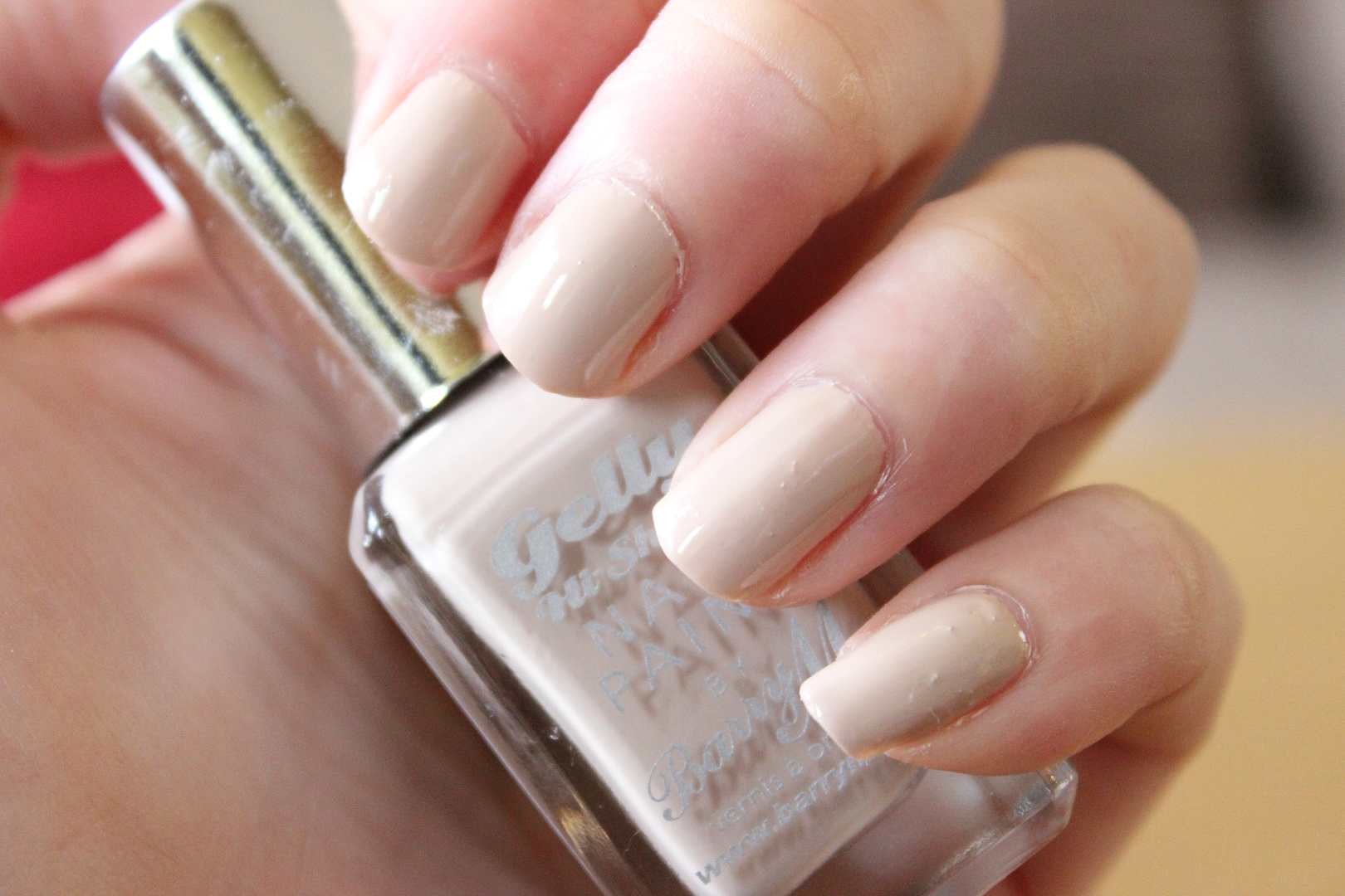 Barry M Hi-Shine Gelly Polish in Lychee