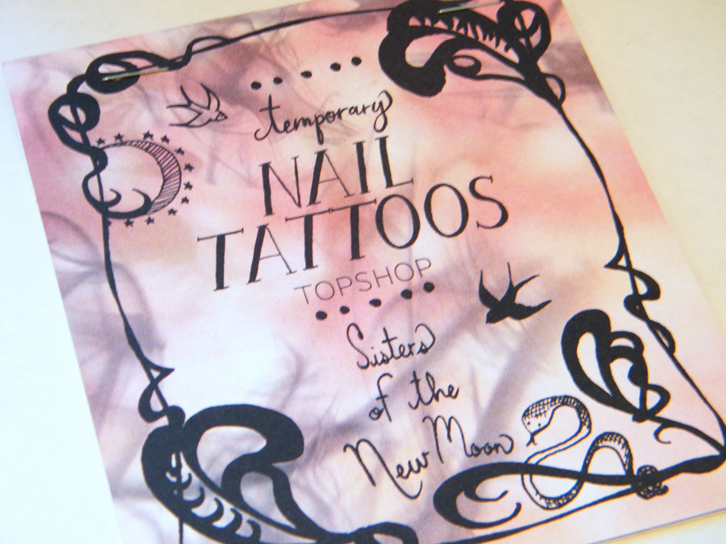 Topshop Sisters Of The New Moon Temporary Nail Tattoos