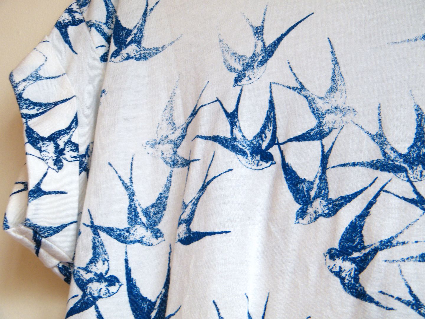 New Look Swallow Print Top