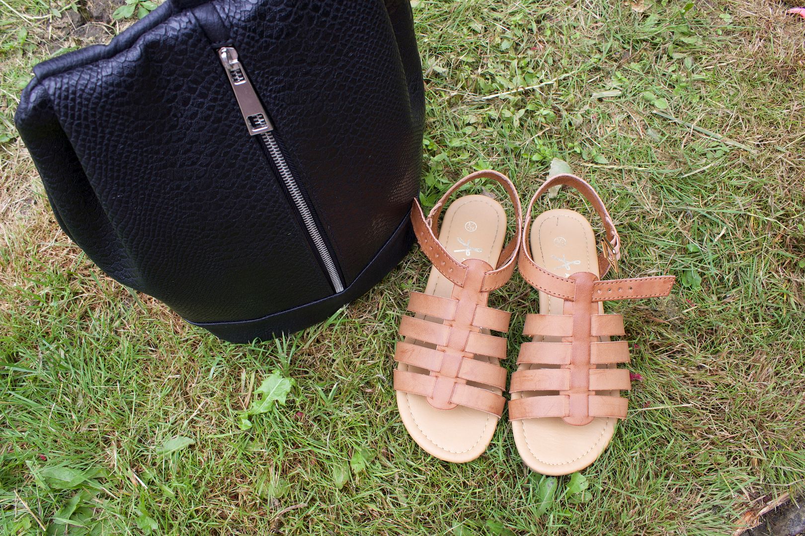 Primark Backpack and Sandals