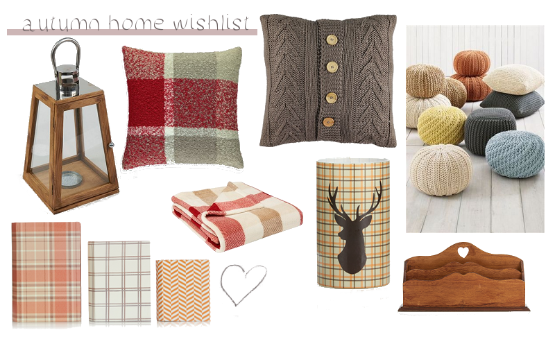 Autumn home wishlist