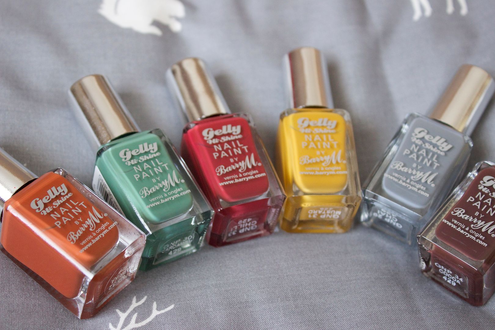 Barry M Autumn/Winter 2014 Gelly Nail Paints