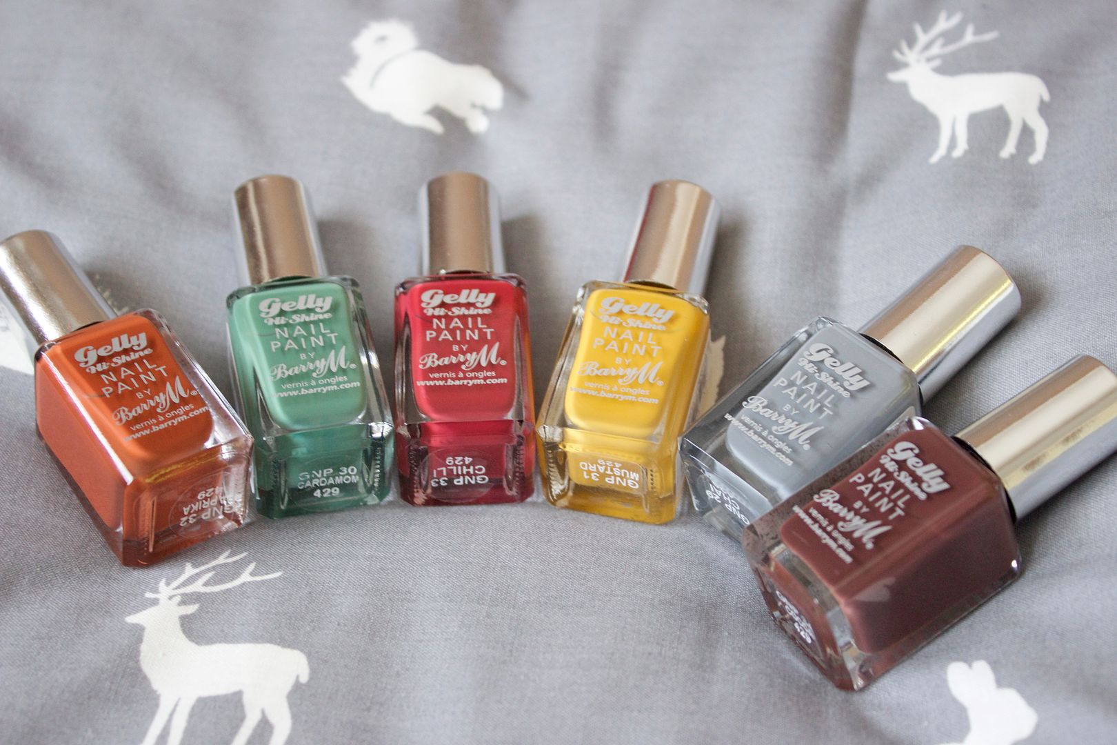 Barry M Autumn/Winter 2014 Gelly Nail Paints