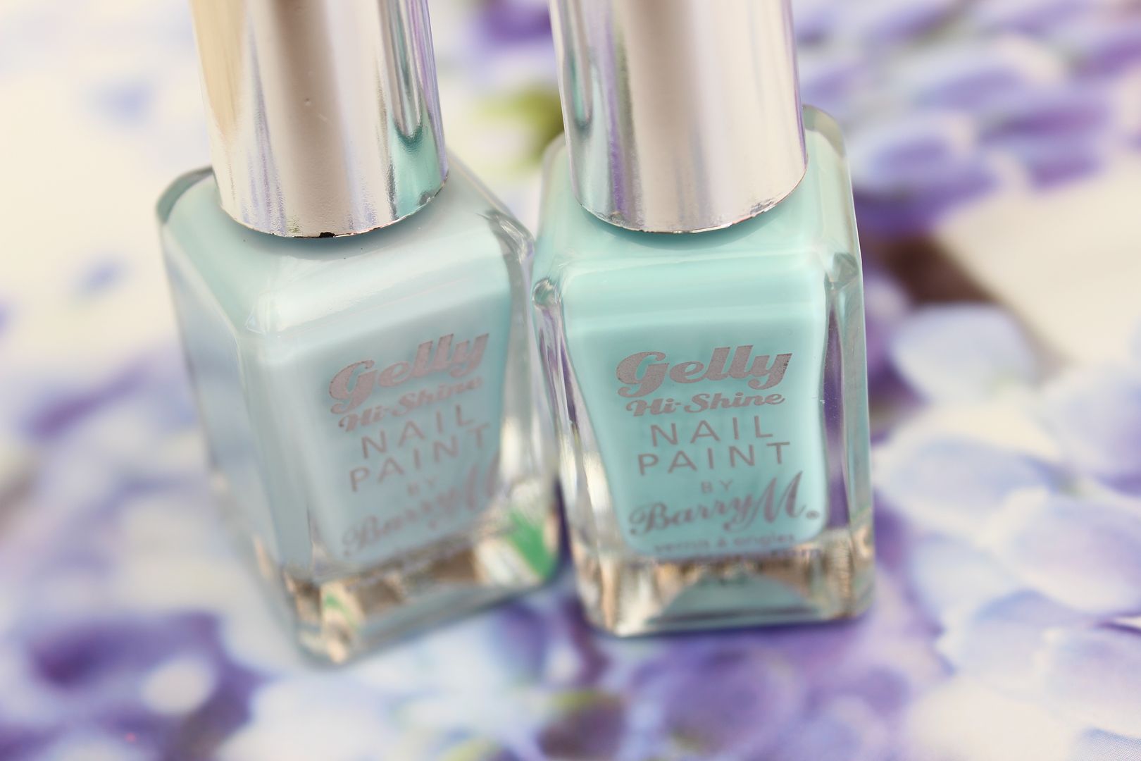 Barry M Gelly Polishes in Huckleberry and Sugar Apple