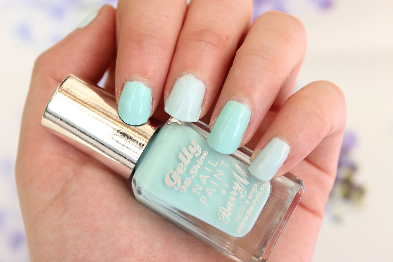 Barry M Gelly Polishes in Huckleberry and Sugar Apple