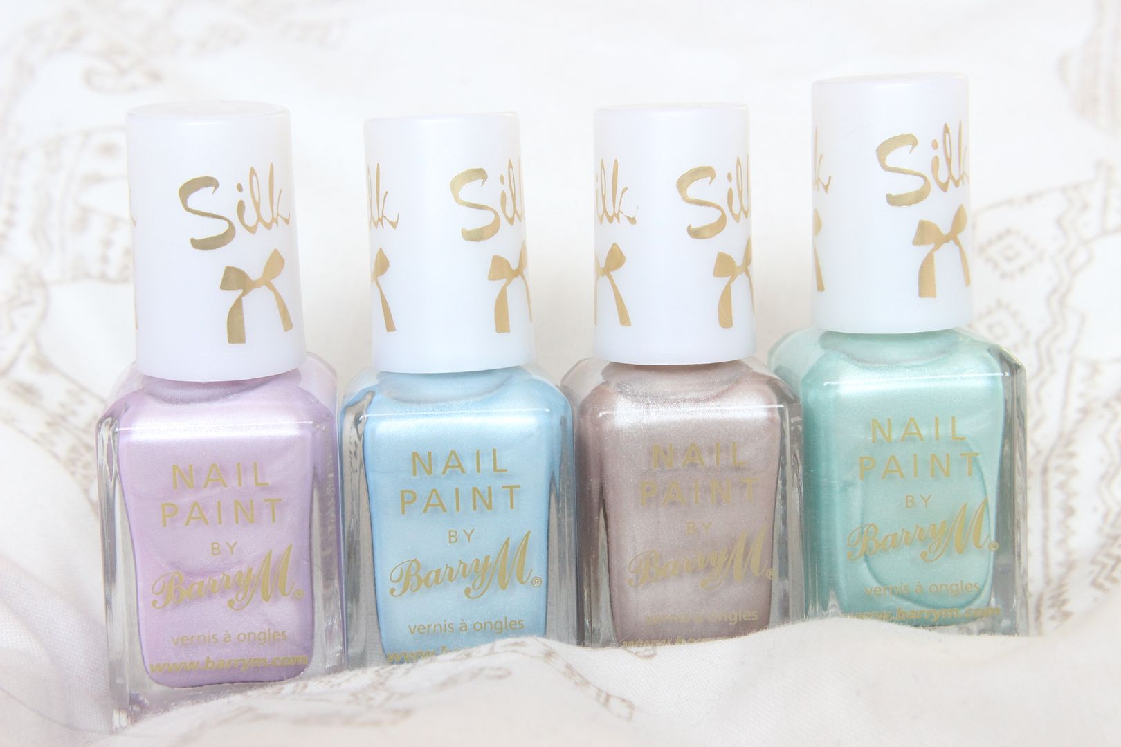 Barry M Silk nail polishes