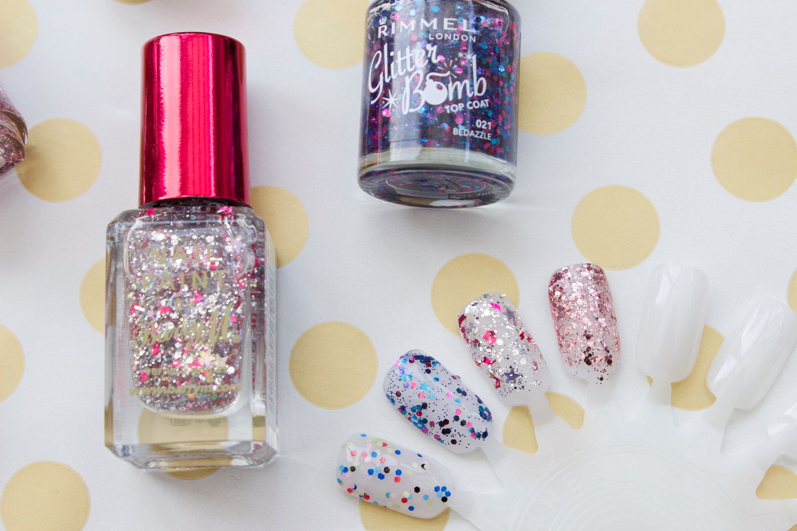 Festive nail polishes