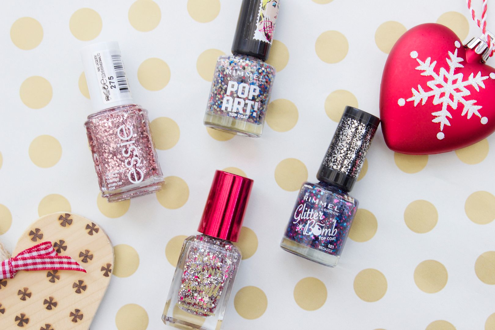 Festive nail polishes