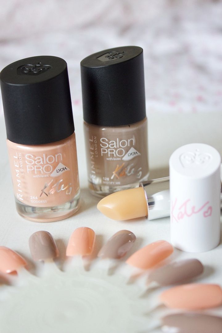 Rimmel London Salon Pro by Kate Moss Nude Nail Polishes