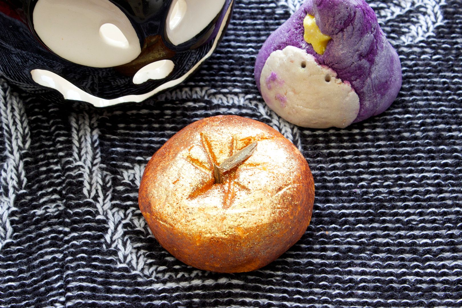 Lush Sparkly Pumpkin and Wizards Hat