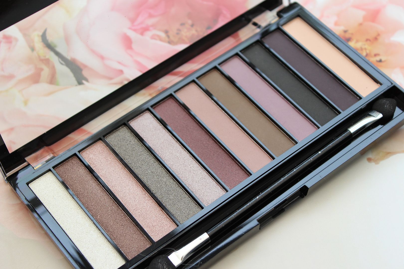 Makeup Revolution eyeshadow palette in Romantic Smoked