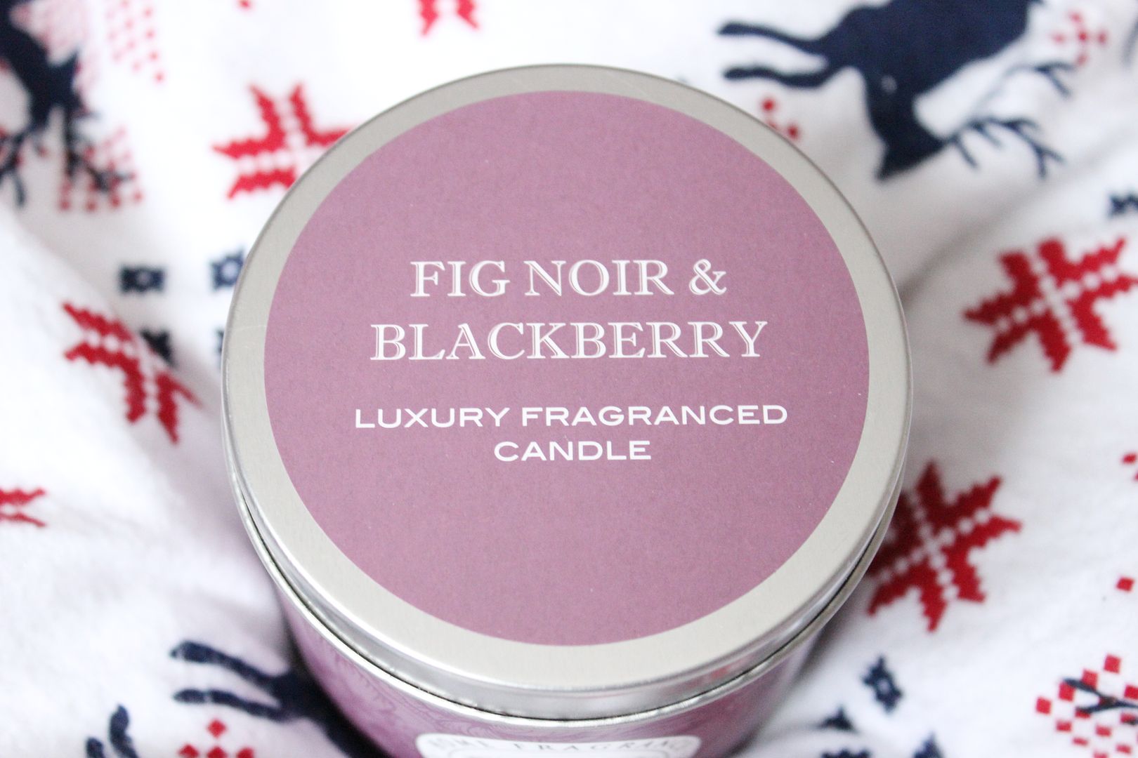 No.3 Fig Noir and Blackberry Fragranced Candle Tin