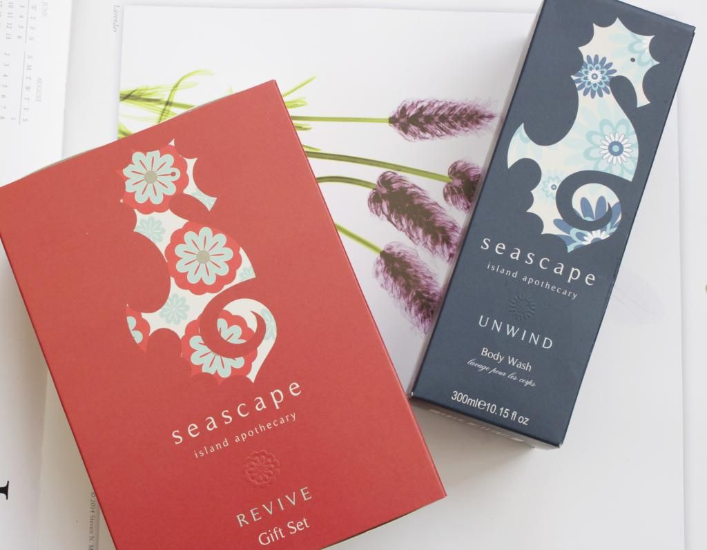 Seascape Island Apothecary Revive Gift Set and Unwind Body Wash