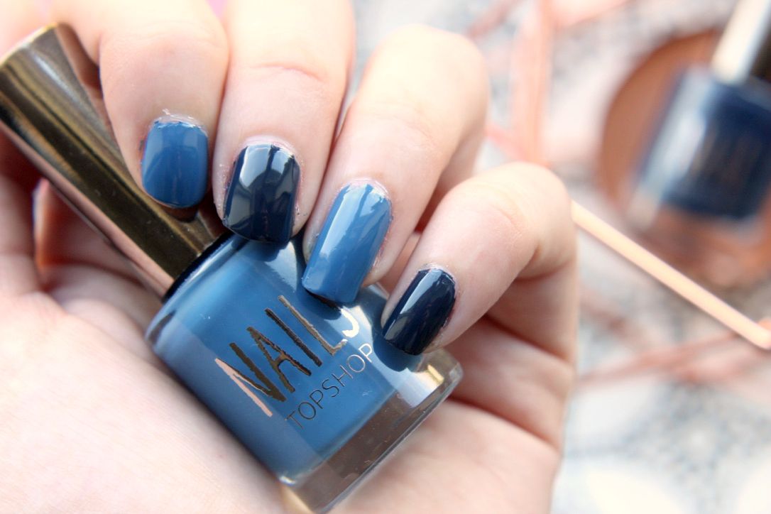 Topshop denim nails