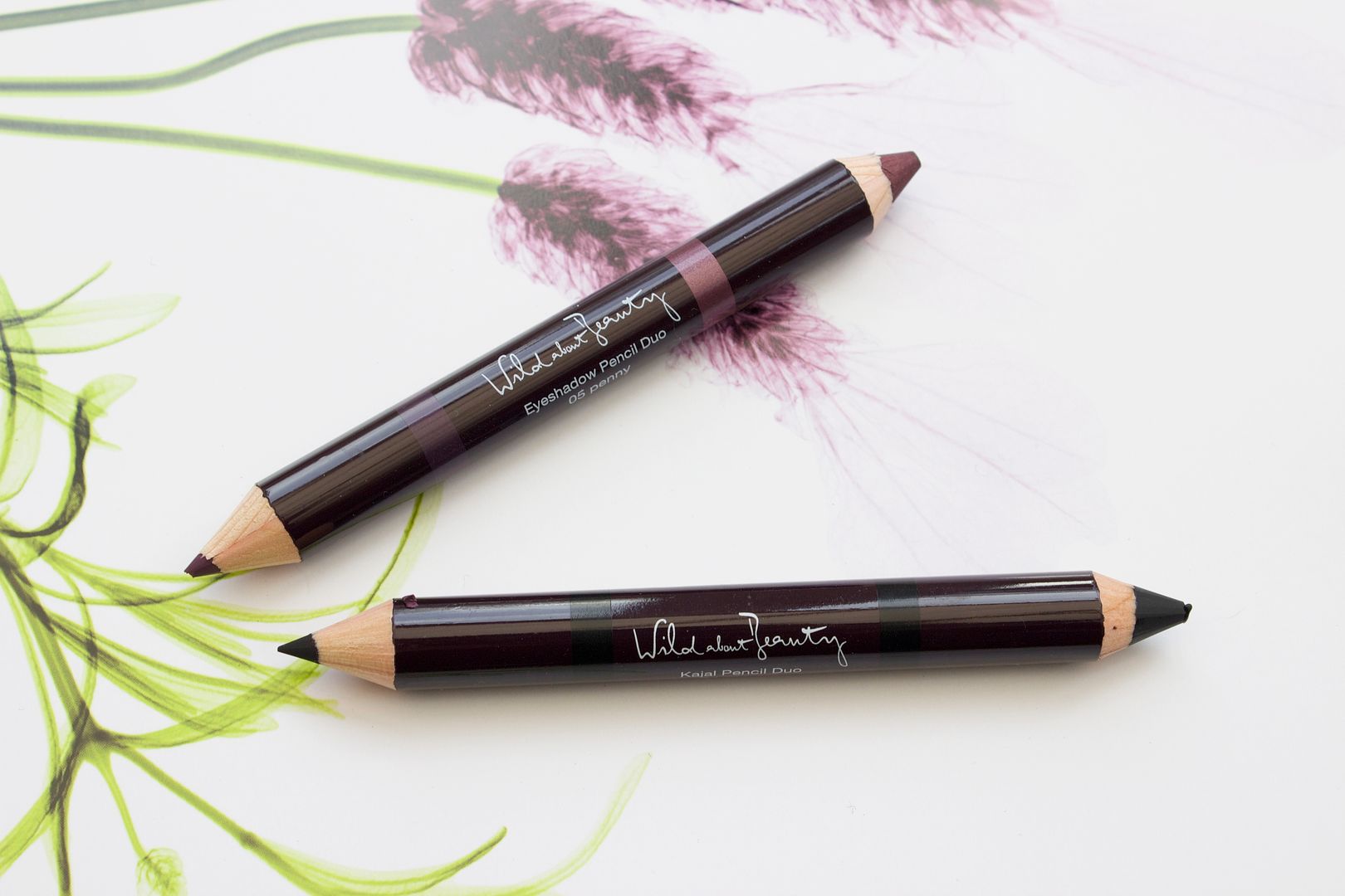 Wild About Beauty Kajal Pencil Duo in Maeve and Eyeshadow Pencil Duo in Penny