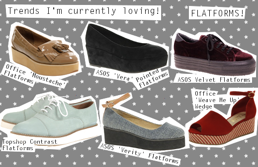 Trends I'm currently loving: Flatforms