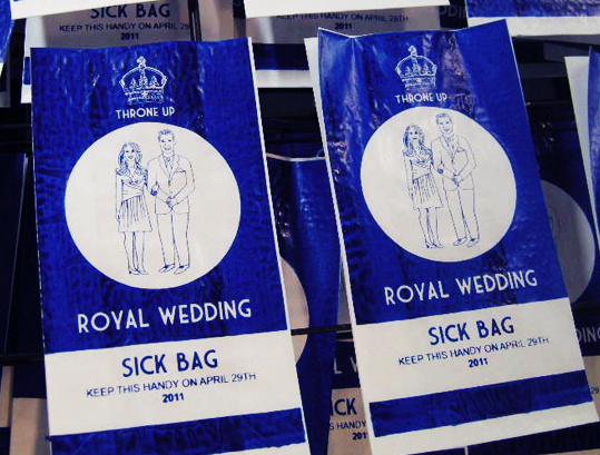 Royal Wedding Sick Bag