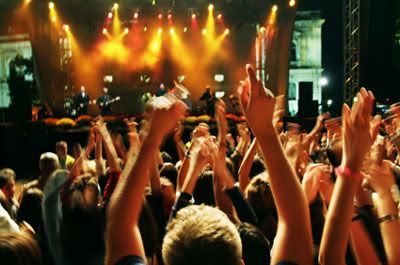 Concert crowd