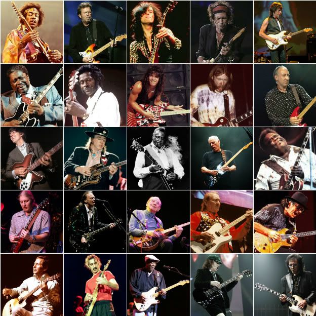 Rolling Stone's '25 Greatest Guitarists' (images) Quiz By gloucester
