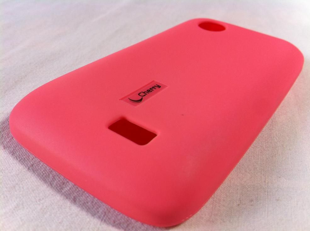 Cherry Soft Jelly Silicone Skin Back Cover Case For Lenovo A369i A369i