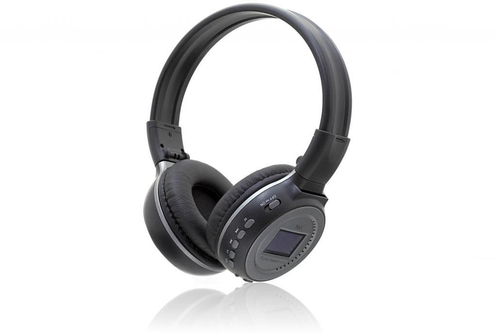 Digital Zealot Wireless Headphone FM Radio Music Player Mp3 Player Sd