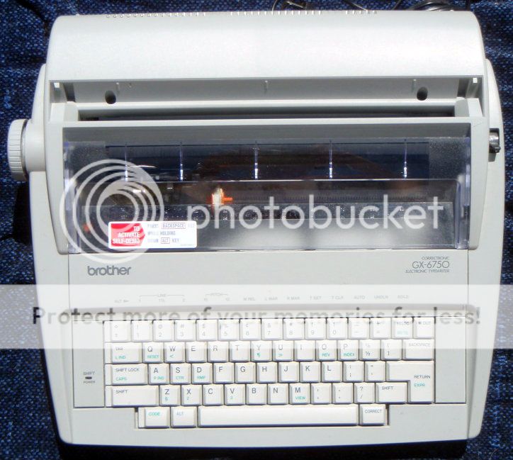 Mint Business Personal Keyboard Word Procesor Brother GX 6750 Model Typewriter