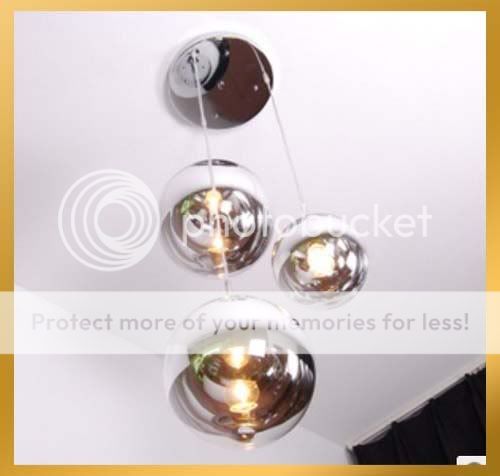 Lamps   Mirror Ball Chandelier Bubble Light Pendant Lamp  