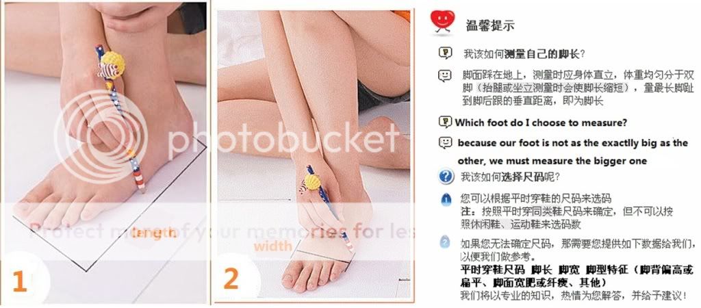 how to measure your feet lenght?