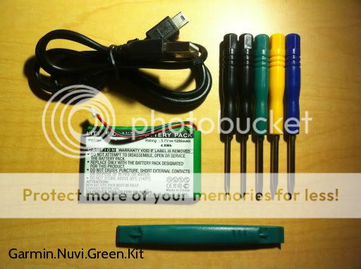 Little Green Battery Pack for Garmin Nuvi 13xx, 14xx, & 16xx Series